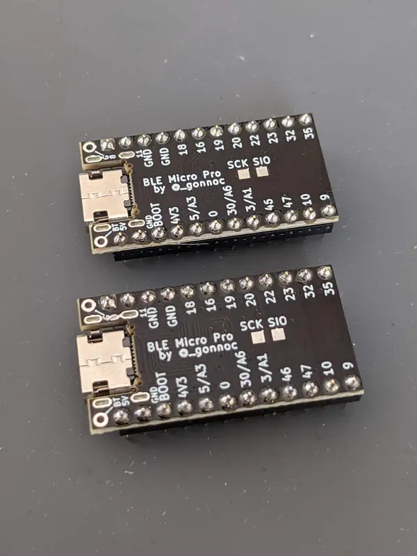 BLE Micro Pro + コンスルー（2.5mm、13ピン）* 2